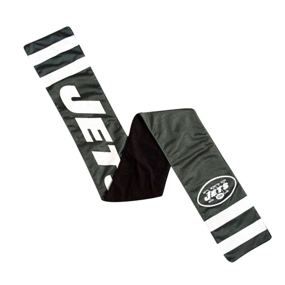 New York Jets NFL Team Colors Jersey Scarfs w/Zipper Pocket